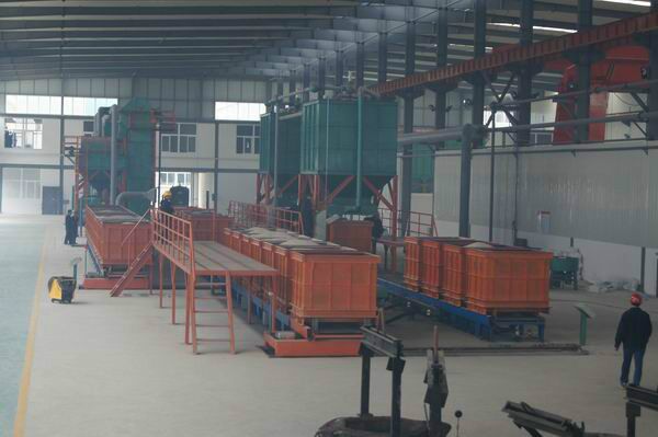 Ball mill liner lost foam production line